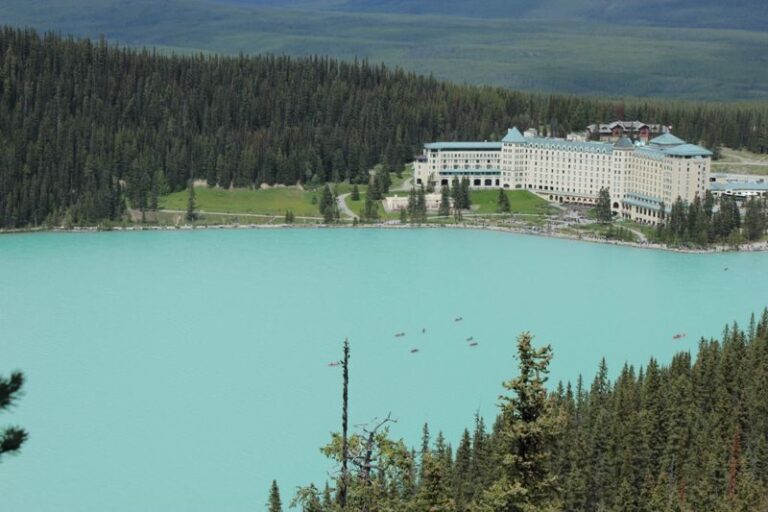 Lake Louise, Moraine Lake & Yoho Day Tour | Scenic Rockies Trip - Lake Louise beneath Victoria Glacier