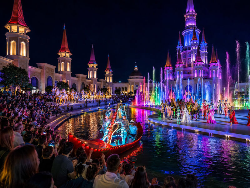 Land of Legend Night Show from Alanya/Antalya/kemer/Belek/Side - The parade, fountains and live acts