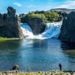 Landmannalaugar hiking, nature bath and Haifoss day tour - Hnausapollur’s blue water and volcanic rim