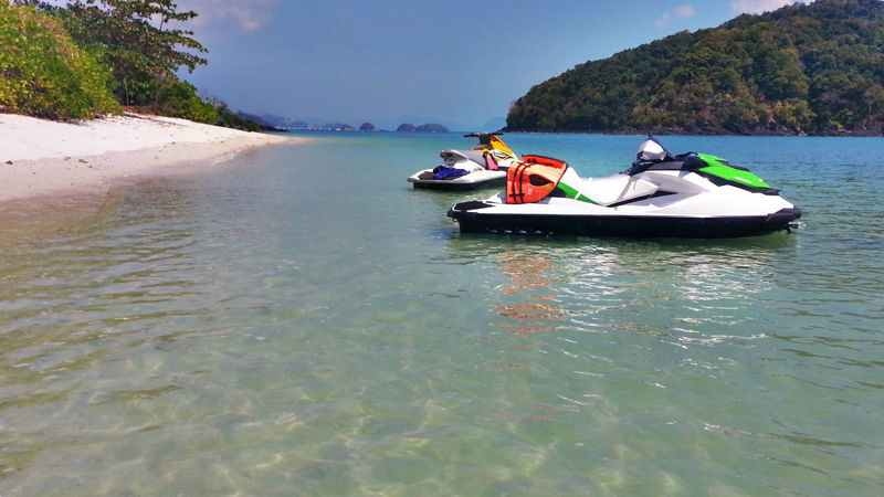 Langkawi Island Hopping Jet Ski Tour - Beras Basah Island: beach time and open views