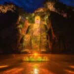 Leshan Giant Buddha - Walking the cliff route to the Buddha’s feet
