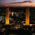 Lift 109 at Battersea Power Station ticket in London - Riding up through the restored chimney