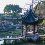 Lion Forest Garden Admission Ticket in Suzhou - The pond and zigzag bridge offer a change of pace