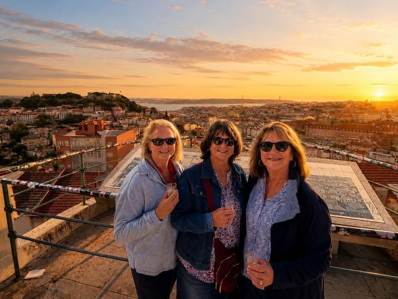 LISBON PRIVATE SUNSET to NIGHT TOUR in vintage jeep with FOOD&DRINKS - A route from Belém to Lisbon’s hilltop views