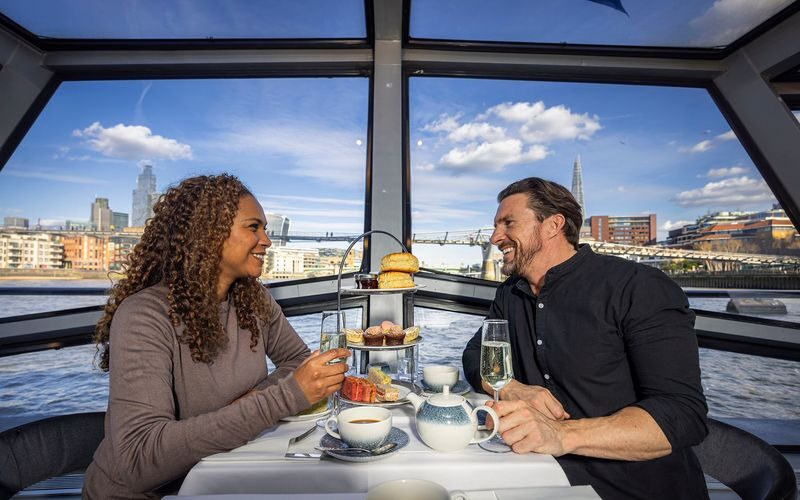 London Afternoon Tea Cruise on the River Thames - From Tower Millennium Pier into central London
