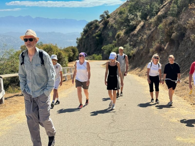 Los Angeles: The Original Hollywood Sign Hike Walking Tour - Below the Hollywood Sign: the classic photo angle