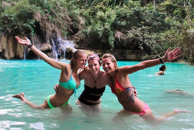 Luang Prabang Pak Ou Cave and Kuang Si Waterfall Tour with Lunch - Kuang Si’s pools reward an early start