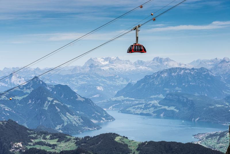 Lucerne Old Town and Mt. Pilatus Day Tour with Transport - Up to Fräkmüntegg, then the Dragon Ride