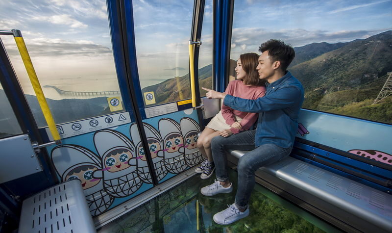 Luxury Lantau Tour with Crystal Cable Car, Tai O boat, hotel pick up - The Crystal Cabin ride sets the tone