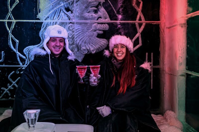 Magic Ice Bar Admission in Reykjavik - From the entrance to the ice glass