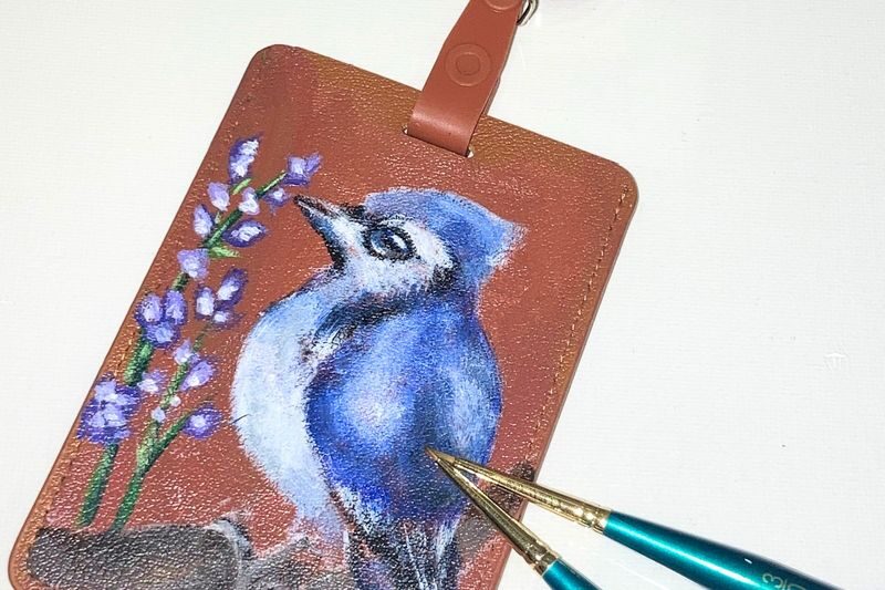 Marquage Leather Painting Workshop in Singapore - How the two-hour session is likely to unfold