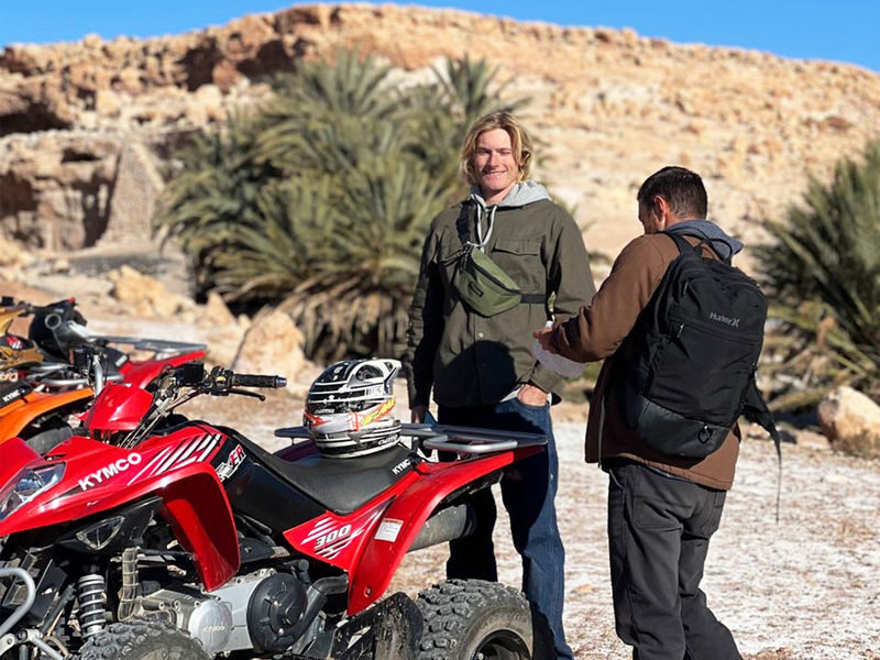 Marrakech Quad Bike Palmeraie Adventure with Mint Tea - A tea stop with local hosts