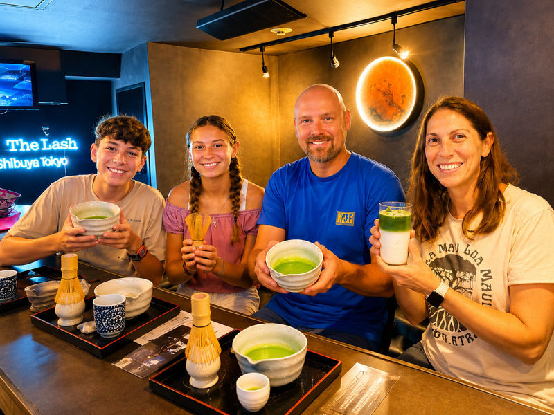 Matcha Making Experience with Japanese Sweets in Shibuya - Whisking your own bowl with traditional tools