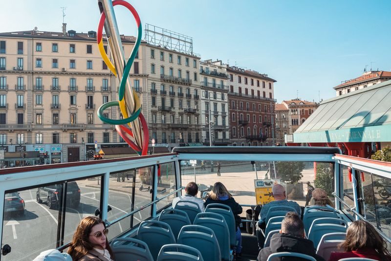 Milan Hop-On Hop-Off Bus by Gray Line Milan Open Tour - What the ride is like from the upper deck to the covered cabin