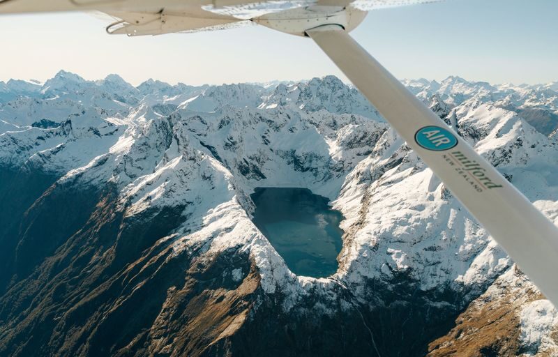 Milford Sound Big Five Glaciers Scenic Flight from Queenstown - Mt Aspiring and the glacier count