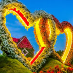 Miracle Garden and Global Village Entry and Guided Tour - Miracle Garden: flowers on a grand scale