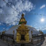 Monkey Temple - SwayambhuNath Walking Tour - Bhagwan Pau and the first stairway