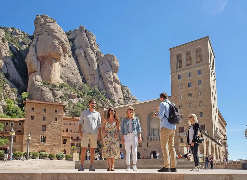 Montserrat, Girona & Costa Brava Full-Day Small Group Tour with Hotel Pickup - Montserrat: mountain views and a Basilica visit