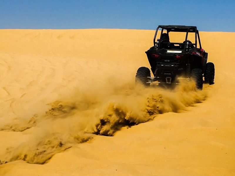 Morning Dune Buggy Adventure From Dubai - A short briefing before the engine starts