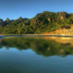Mount Api Purba, Embung Nglanggeran and Srigethuk Waterfall - Embung Nglanggeran: a brief look at a hilltop reservoir