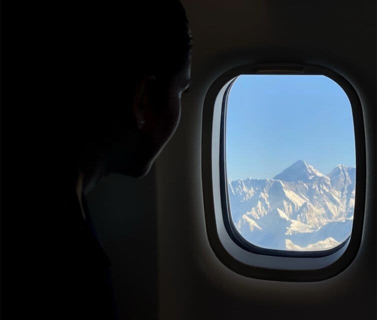 Mount Everest Scenic Tour with Hotel Transfers - A short flight with a wide mountain view
