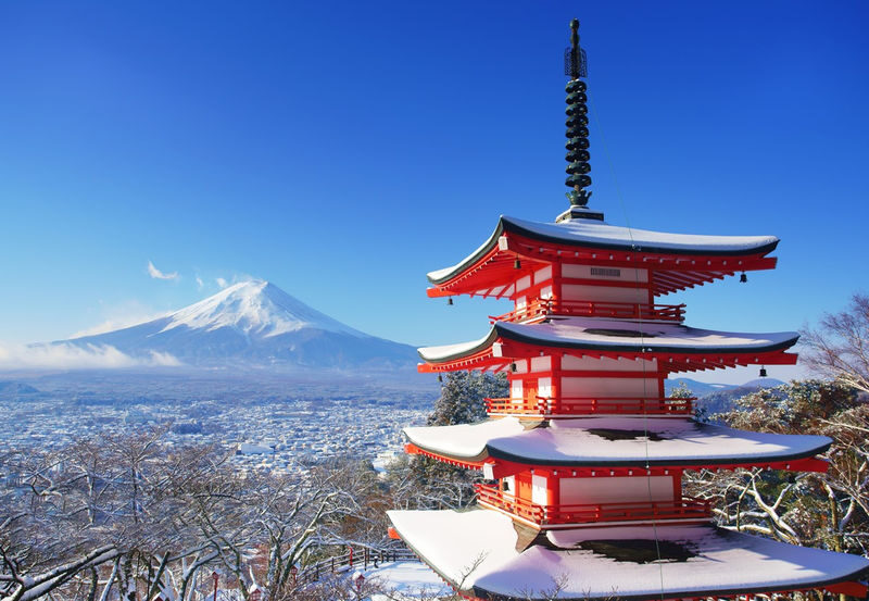 Mount Fuji Classic Route: Lake Kawaguchiko & Lawson Convenience Store & Arakurayama Sengen Park Day Trip (Departing from Tokyo | Optional Hotel Pick-up and Drop-off) - Arakurayama Sengen Park and the Chureito Pagoda view