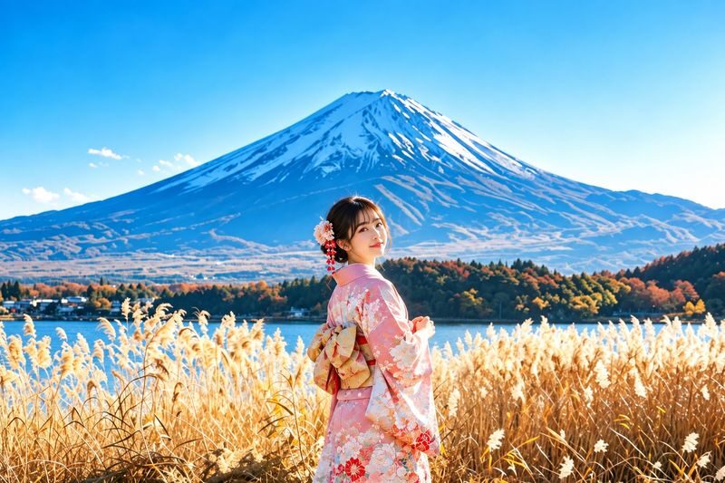 Mount Fuji seasonal limited check-in, must-visit one-day tour for influencers: Mount Fuji Scenic Train & Lake Kawaguchiko & Arakurayama Sengen Park & Hikawa Clock Shop (multiple routes available) - Oshino Hakkai: clear springs in a village setting