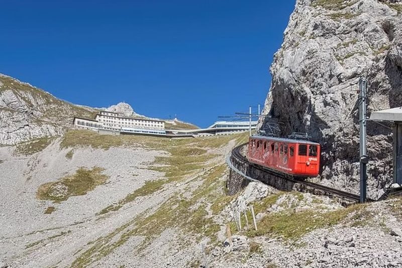 Mount Pilatus Golden Round Trip with Lake Cruise Small Group Tour - Winter uses a different route