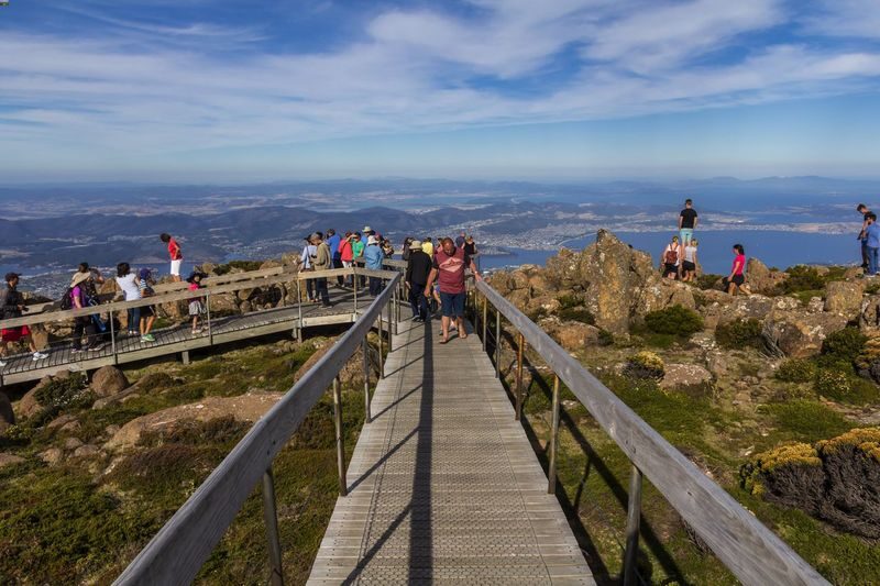 Mt. Wellington Guided Tour from Hobart - The summit: a big view in a short stop