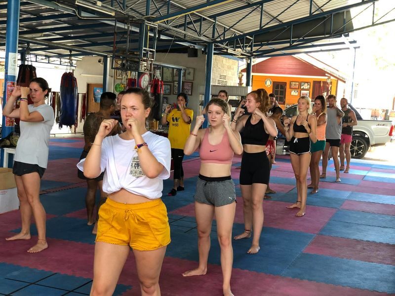 Muay Thai Class at Chinnarach Thai Boxing Camp Koh Phangan - What a one-hour private session can offer