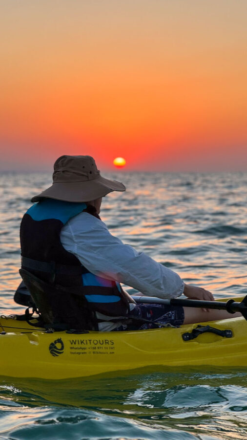 Muscat Sunset Kayak rental - A self-guided paddle, with staff at the start