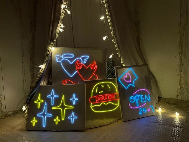 Myosotis Flower - Neon Workshop and Florist Workshop | Kwun Tong - Choose a project that fits your style