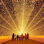 Nabana no Sato Light Show & Jazz Dream Nagashima Full-Day Tour with Onsen - Nabana no Sato’s evening lights
