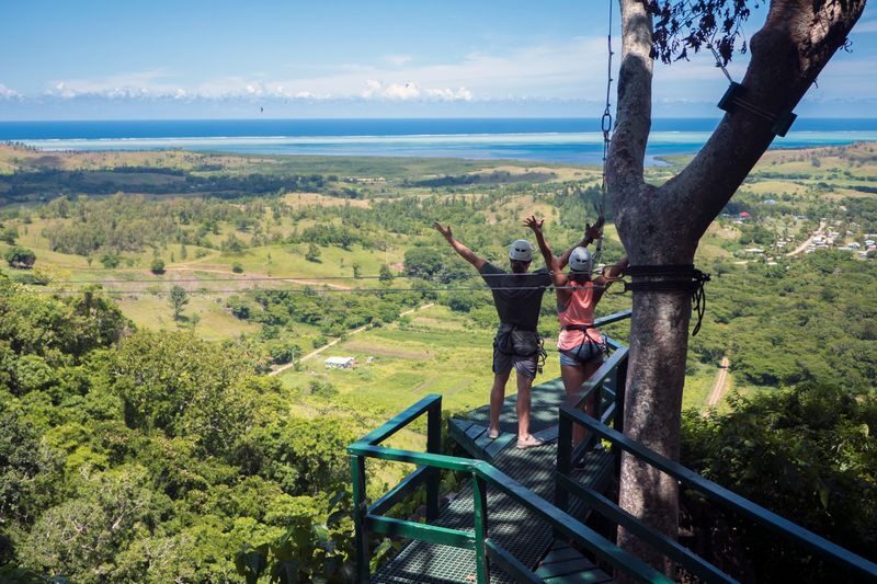 Nadi Zipline and Cave Tour in Fiji - The uphill walk comes with the views