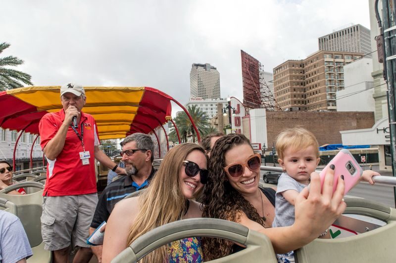 New Orleans Hop-On Hop-Off Bus by City Sightseeing - Jackson Square, the French Market, and the French Quarter