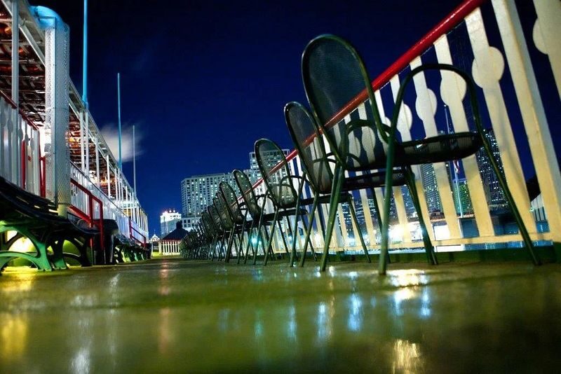 New Orleans Steamboat Natchez Evening Jazz Cruise - Four decks, with different ways to watch the river