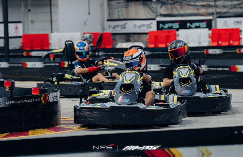 NFS Rooftop Gokart in Penang - Getting ready: briefing, gear, and the first lap