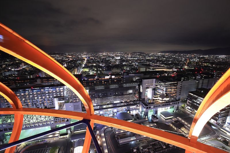 Nidec Kyoto Tower Ticket - The ride up and the 360-degree view