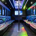 Nightclub party bus experience in Las Vegas - Meeting the hostess and getting the evening underway