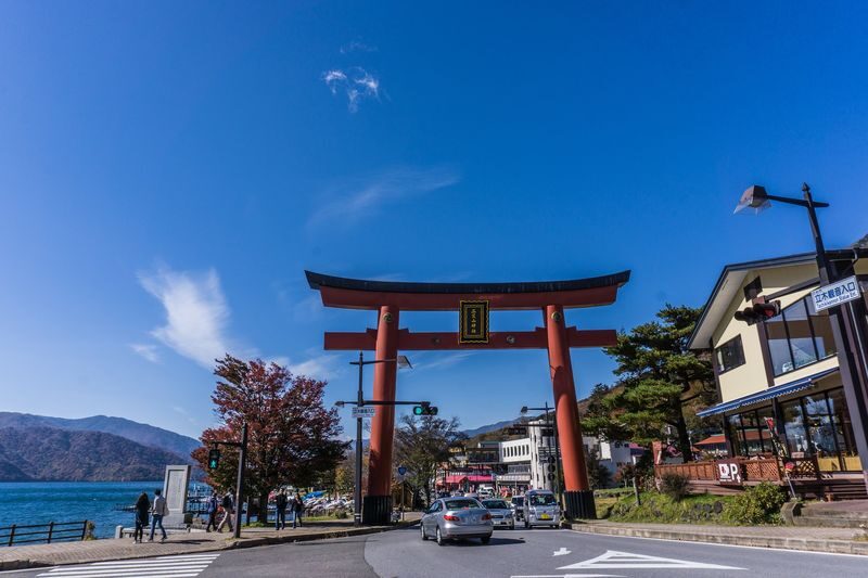 Nikko, Kegon Waterfall & Chuzenji Lake from Tokyo - Shinkyo Bridge, a glimpse rather than a stop