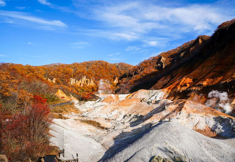 Noboribetsu & Lake Toya & Bear Ranch or Mount Usu Day Trip - Showa Shinzan: choose bears or the ropeway