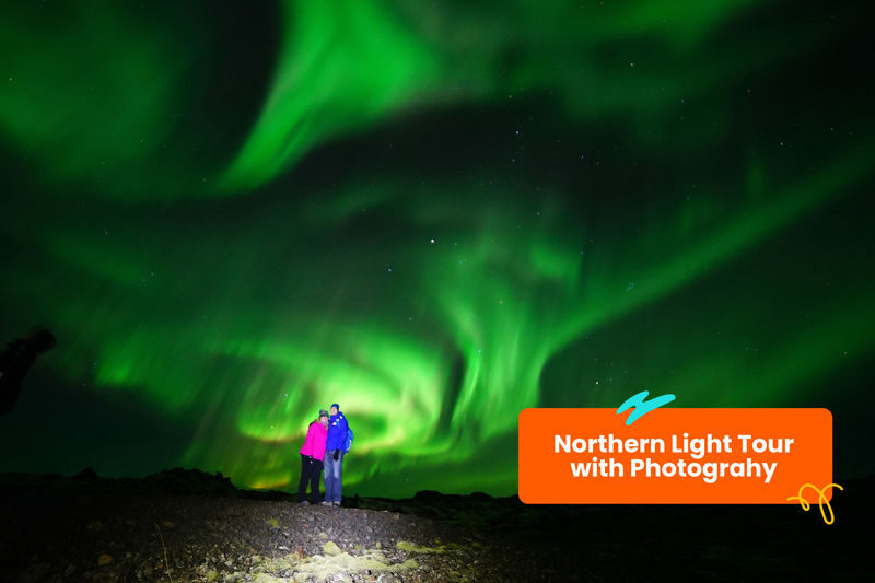 Northern Lights Guided Tour with Glacier & Waterfalls Hike - Leaving Reykjavík’s lights behind