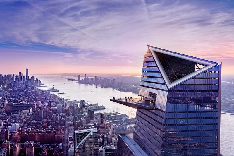 NYC: Edge Immersive Observation Deck Ticket - The outdoor deck and its glass floor
