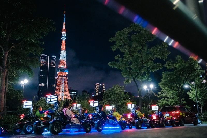 Official Japan Go-Kart in Shibuya/Shinjuku/TokyoTower by JAPANKART - The route: from Shinjuku toward the city’s best-known streets