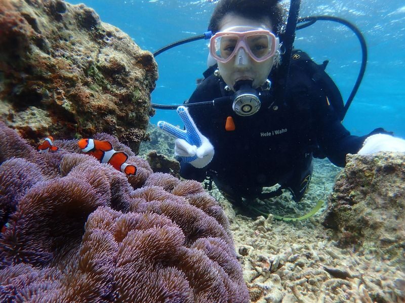 Okinawa Dream Reef | Easy Boat Trip! Snorkeling & Scuba Diving Experience | Free Unlimited Photos & Videos | Chinese Coach - Choose snorkeling, scuba, or both