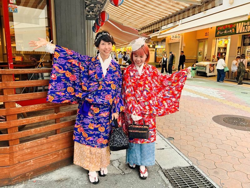 Okinawa Ryusou Traditional Costume Experience - A self-guided walk through Naha