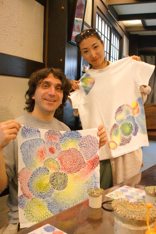 Okinawas Unique Coral Dyeing Experience | Near Shuri Castle - One hour, from briefing to finished print