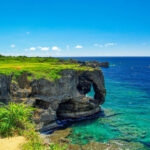 Okinawa Sightseeing Bus North and South Routes 1-Day Tour: Gyokusendo Cave, DMM Kariyushi Aquarium, Senagajima & Cape Manzamo, Churaumi Aquarium, American Village - Itoman Fish Center: a practical lunch stop