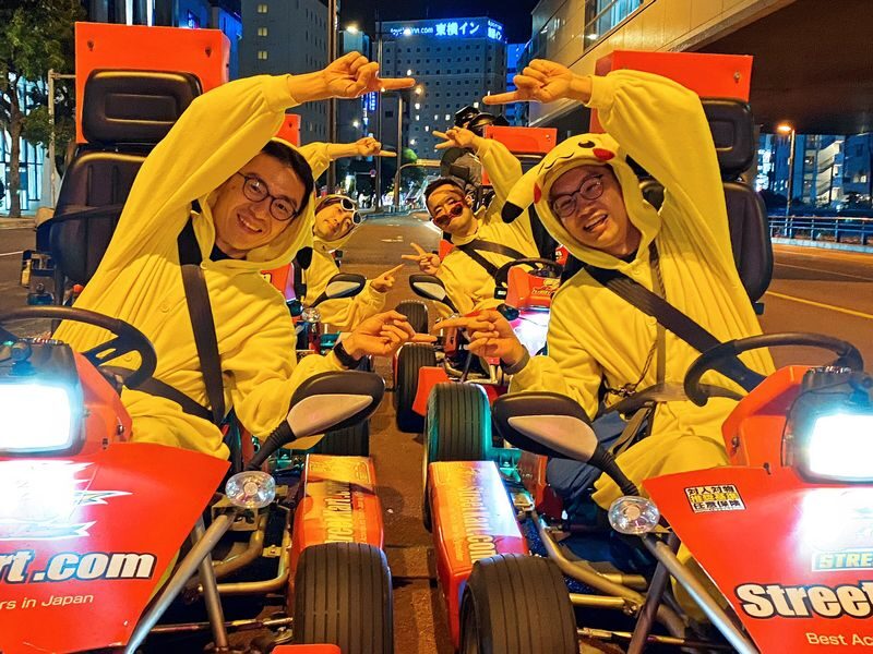 Okinawa Street Go-Kart Experience by Original Street Kart Okinawa - Kokusai Street, airport roads, and Senaga Island