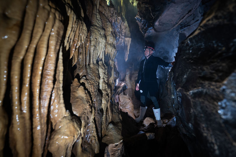 Okohua Glowworm Cave Tour - From the farm meeting point to the cave